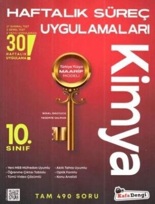 KAFADENGİ 10.SINIF KİMYA HAFTALIK SÜREÇ DENEMELERİ