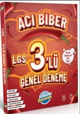 ÜNLÜLER KARMASI 8.SINIF ACI BİBER 3 LÜ GENEL DENEME