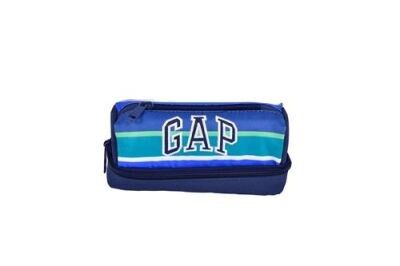 GAP KIDS KALEM ÇANTASI 2 BÖLMELİ MAVİ YEŞİL 12820