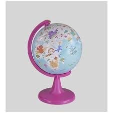GÜRBÜZ 48155 15 CM. KİDS UNİCORN ADVENTURE GLOBE + PUZZLE (54 PCS)