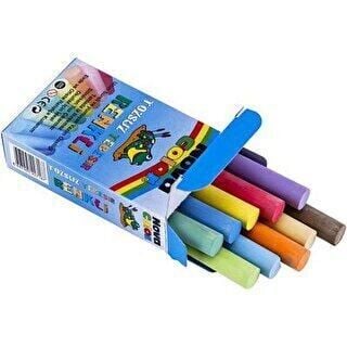 NOVA COLOR TEBEŞİR RENKLİ TOZSUZ 10LU NC-4111