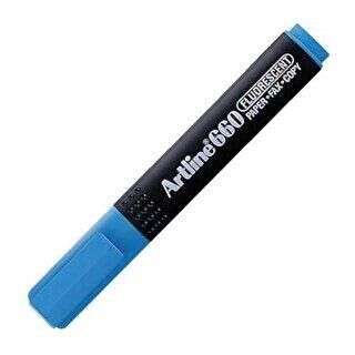 ARTLİNE 660 FOSFORLU KALEM KESİK UÇ 1,0-0-4 MM PASTEL BLUE