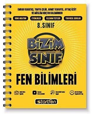 STARTFEN 8.SINIF FEN BİLİMLERİ BİZİM SINIF DEFTERİ