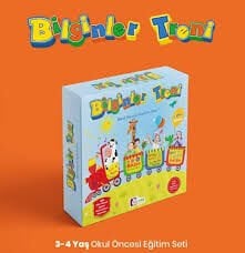MOR ELMA BİLGİNLER TRENİ 3-4 YAŞ OKUL ÖNCESİ EĞİTİM SETİ