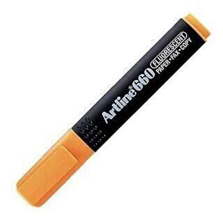 ARTLİNE 660 FOSFORLU KALEM KESİK UÇ 1,0-0,4 MM PASTEL ORANGE
