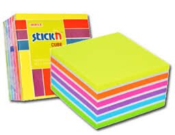 GIPTA STICKN 76x76 KÜP BLOK 7 NP MIX RENK 400 YP