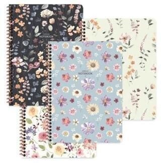 Keskin A4 80 Yp.Kar. Karton Kp.Spr.Çiçek Defter