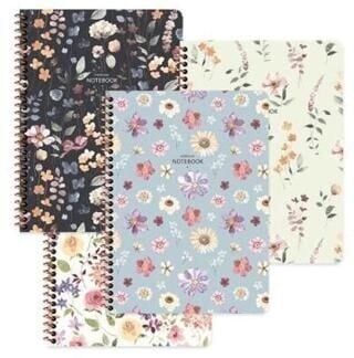 Keskin A4 80 Yp.Kar. Karton Kp.Spr.Çiçek Defter