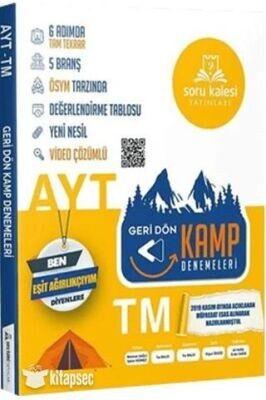 SORU KALESİ AYT EŞİT AĞIRLIK KAMP KİTABI