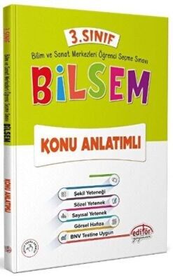 EDİTÖR 3.SINIF BİLSEM KONU ANLATIMI