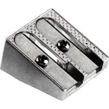 MİKRO MK-7250 ÇİFTLİ METAL KALEMTRAŞ RANDOM