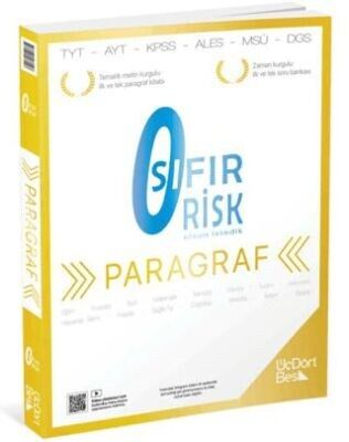 ÜÇDÖRTBEŞ TYT-AYT PARAGRAF SIFIR RİSK