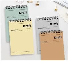 KESKİN 140552-99 A6 60 YP.KAR. HAFİF KAĞIT KARTON KAPAK DRAFT BLOKNOT