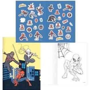 KEKSİN SPİDER-MAN 20X28 8 YAPRAK ÇIKARTMALI BOYAMA KİTABI 244930-06
