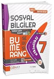 GÜNAY 7.SINIF SOSYAL BİLGİLER BUMERANG ETKİNLİKLİ KİTAP 25-26