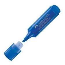 FABER CASTELL 787 1546 ŞEFFAF GÖVDE FOSFORLU KALEM MAVİ