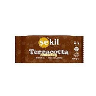 ŞEKİL VAKUMLU KİL HAMURU KAHVERENGİ 500 GR