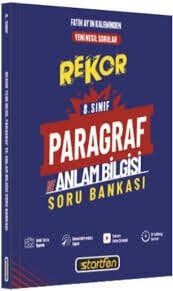 STARTFEN 8.SINIF PARAGRAF VE ANLAM BİLGİSİ SORU BANKASI