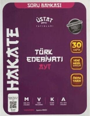 SORU KALESİ AYT EDEBİYAT HAKATE ÜSTAT DER Kİ SORU BANKASI