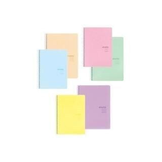 Keskin A5 72 Yp.Çiz. PP Kp.Spiralli Pastel Show Defter