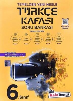 Kafadengi 6.Sınıf Türkçe Kafasi Soru Bankasi (tümü Video Çözümlü)