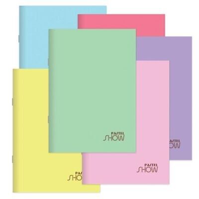 Keskin A4 40 Yp.Kar. PP Kp.Dikişli Pastel Show Defter