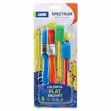 JUNIOR 131040 SPECTRUM, FIRÇA SETİ, DÜZ, 6 ADET