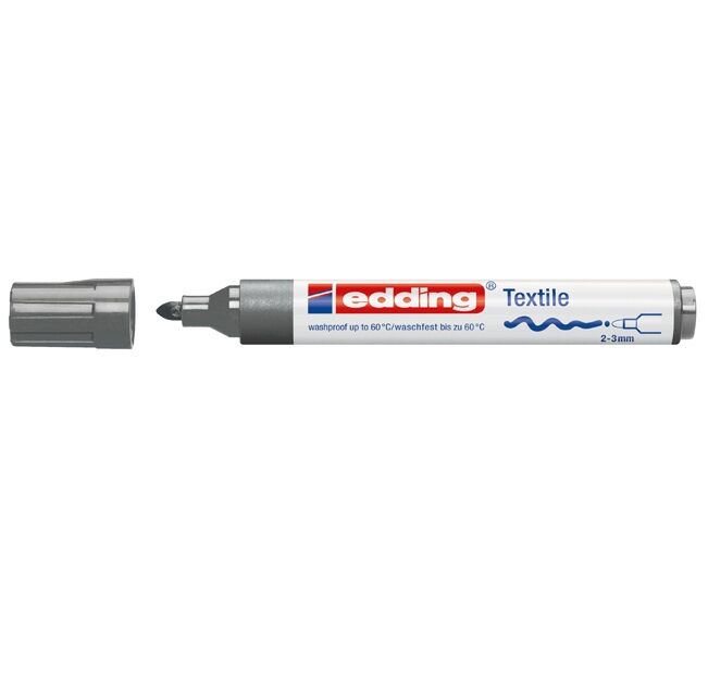 EDDİNG T-SHİRT KALEMİ GRİ E-4500