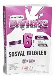 GÜNAY 6.SINIF SOSYAL BİLGİLER BUMERANG ETKİNLİKLİ KİTAP 25-26
