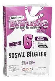 GÜNAY 6.SINIF SOSYAL BİLGİLER BUMERANG ETKİNLİKLİ KİTAP 25-26