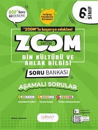 GÜNAY 6.SINIF DİN KÜLTÜRÜ ve AHLAK BİLGİSİ ZOOM SORU BANKASI 25-26