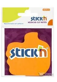 GIPTA STICKN 76x70 BAŞPARMAK NEON TURUNUCU 50 YP