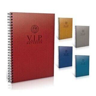 GIPTA VIP SP. DERİ KAP.17X24 140 YP KARE DEFTER