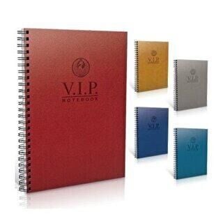GIPTA VIP SP. DERİ KAP.17X24 140 YP KARE DEFTER
