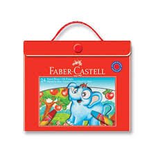 FABER CASTELL 2857 PLS. ÇANTALI PASTEL BOYA 24 RENK