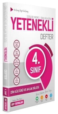 DDY 4.SINIF DİN KÜLTÜRÜ YETENEKLİ DEFTERİ