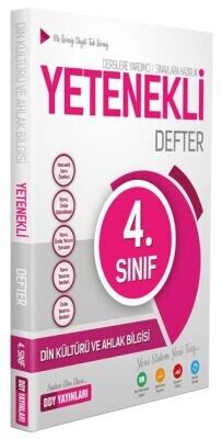 DDY 4.SINIF DİN KÜLTÜRÜ YETENEKLİ DEFTERİ
