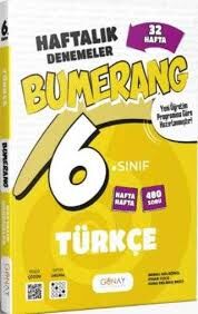 Günay 6.Sınıf Türkçe Bumerang 32 Haftalik Denemeler 25-26