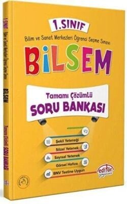EDİTÖR 1.SINIF BİLSEM TAMAMI ÇÖZÜMLÜ SORU BANKASI YENİ TARZ
