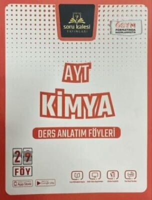 Soru Kalesi AYT Kimya Premium Ders Anlatim Föyleri