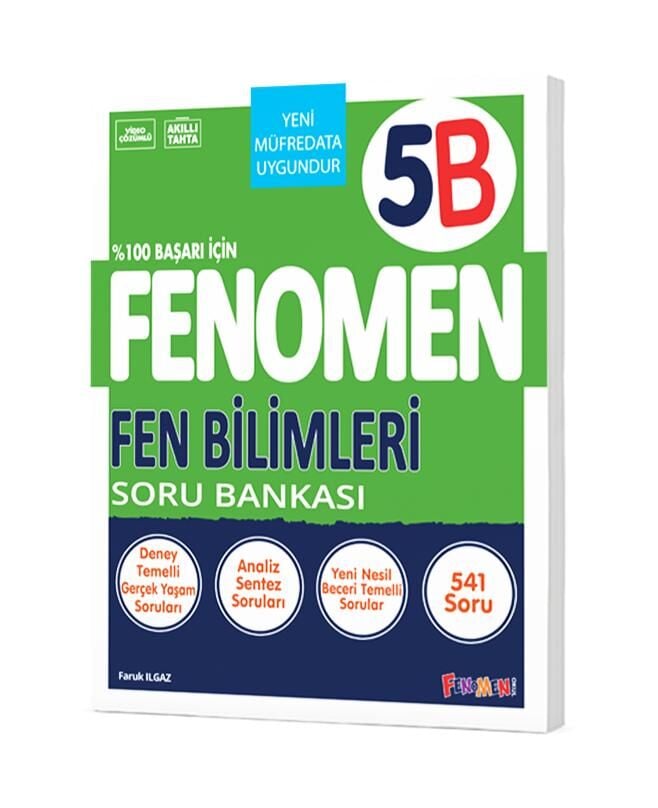 FENOMEN 5.SINIF FEN BİLİMLERİ SORU BANKASI (B)