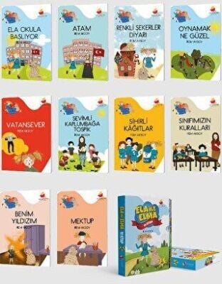 FENOMEN ÇOCUK 1.SINIF ELA İLE ELMA HİKAYE SETİ (10 Kitap)