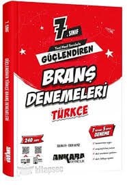 Ankara 7.Sınıf Türkçe Güçlendiren Branş Denemeleri