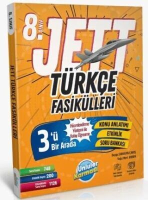 ÜNLÜLER KARMASI 8.SINIF TÜRKÇE JETT FASİKÜLLERİ