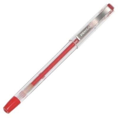 PENSAN 6405 MY KING JEL METAL KLİPSLİ KIRMIZI