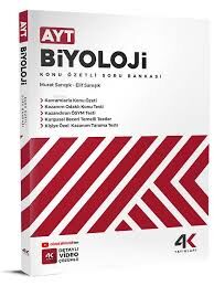4K AYT BİYOLOJİ KONU ÖZETLİ SORU BANKASI (24-25)