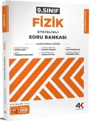 4K 9.SINIF FİZİK ETKİNLİKLİ SORU BANKASI (24-26)