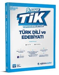 EĞİTİM VADİSİ 9.SINF TÜRK DİLİ VE EDEBİYATI TAM İZLEME KİTABI 25-26