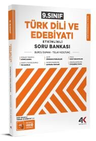 4K 9.SINIF TÜRK DİLİ VE EDEBİYATI ETKİNLİKLİ SORU BANKASI (25-26)