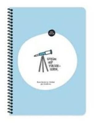 Hisli Şeyler A4 80Yp.Çiz.Spr.Stickerli Defter - Gözüm Yükseklerde
